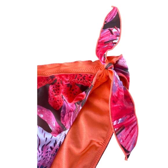 NWT Leilani Cali Pant Floral tropical Bikini bottom quicksilver size 12 - Picture 2 of 11